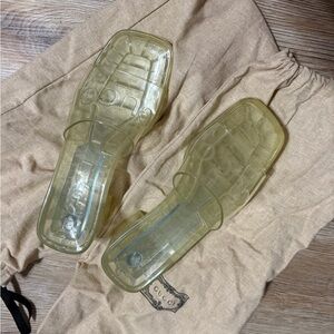 Gucci Clear Jelly Heels